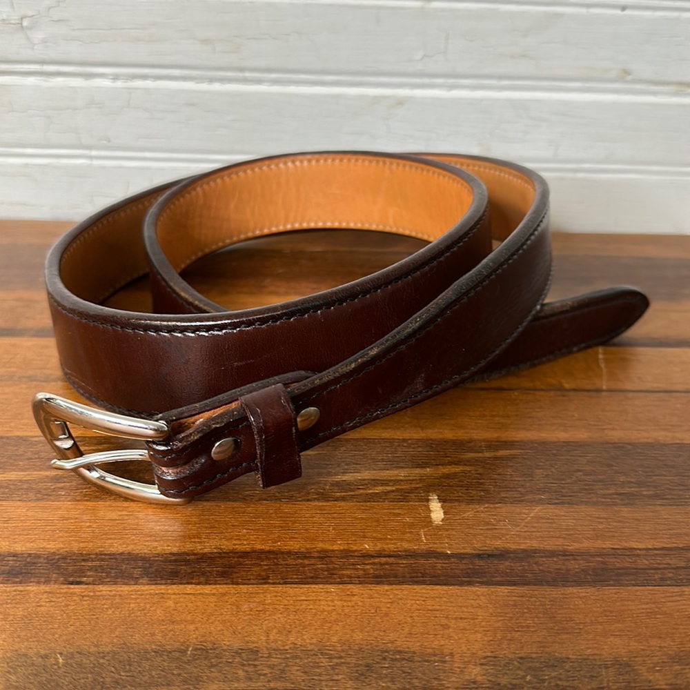 Galco leather, contoured and tapered holster belt 1 1/2” 44H CB3